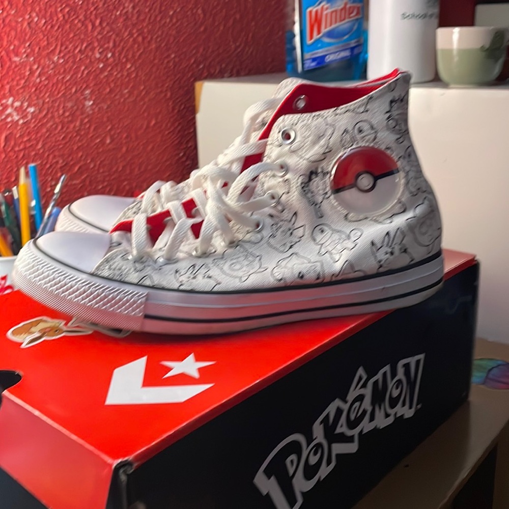 25th Anniversary Pokémon Converse, White, Limited Edition
